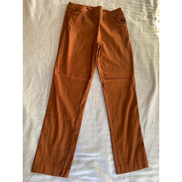 Signature Slimming Christopher & Banks Womens Rust Pants Size 14 Average - Picture 1 of 13